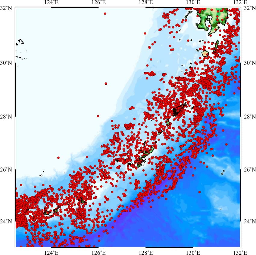 沖縄は地震多発地域